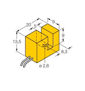 Индуктивный датчикщелевой тип - SI5-K09-Y1 - 10075 Turck