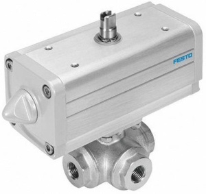 "Кран шаровой VZBA-3/4""-GGG-63-32T-F0405-V4V4T-PP30-R-90-C" 