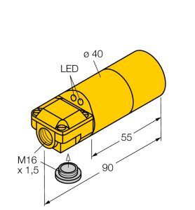 Индуктивный датчик - NI20-K40SR-VN4X2 - 15756 Turck