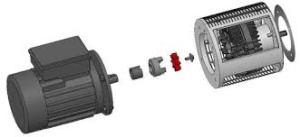 Conductix-Wampfler Мотор в сборе с муфтой FR-47C0026/01-007 