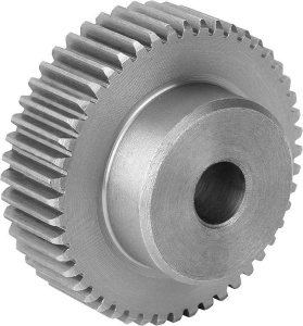 Norelem 22400 Spur gears in steel, module 1 toothing milled, straight teeth