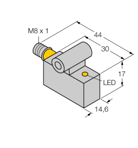 Датчик магнитного полядля пневмоцилиндров - BIM-IKT-AP6X-V1131 - 46220 Turck