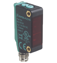 Pepperl+Fuchs. Diffuse mode sensor ML100-8-W-200-RT/95/102