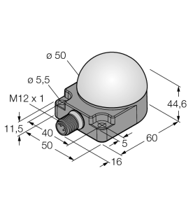 Светодиодный индикатормаяк - K50FLGXXPQ - 3083408 Turck