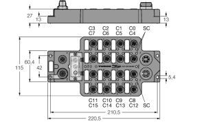 Удобные станции fieldbus для PROFIBUS-DP24 цифровых pnp-входа8 цифровых выходов, 0.5 А - FLDP-IOM248-0001 - 6825333 Turck 