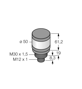 Светодиодный индикаторсигнальная колонна - TL50BQ - 3010583 Turck