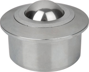 Norelem 95156 Ball transfer units with solid steel housing