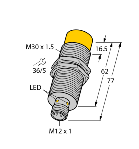 Индуктивный элемент связиПервичная сторона - NICP-M30-IOL2P8X-H1141 - 4300101 Turck 