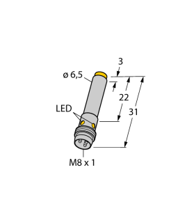Индуктивный датчик - NI3-EH6.5K-AP6X-V1131 Turck