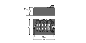 Компактная станция промышленной шины BL для CANopen8 digitale PNP Eingange - BLCCO-8M8S-8DI-P Turck 