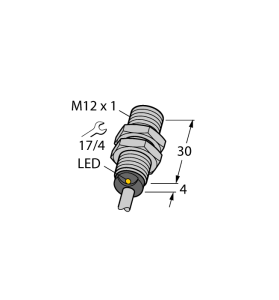 Индуктивный датчикс увеличенной дистанцией срабатывания - BI4-G12K-AP6X - 4670250 Turck 