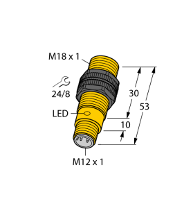 Индуктивный датчик - NI8-S18-AP6X-H1141 - 46526 Turck