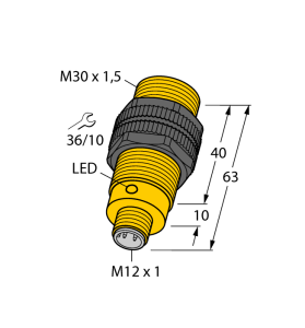 Индуктивный датчик - NI15-S30-AN6X-H1141 - 46583 Turck