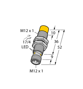 Индуктивный датчик - NI8U-EM12-AN6X-H1141 - 1644350 Turck 