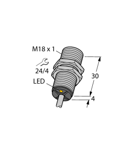 Индуктивный датчик - BI5-G18-Y1X - 40150 Turck