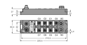 Удобные станции fieldbus для PROFIBUS-DP8 цифровых pnp-входа - FLDP-IM8-0001 - 6825320 Turck 