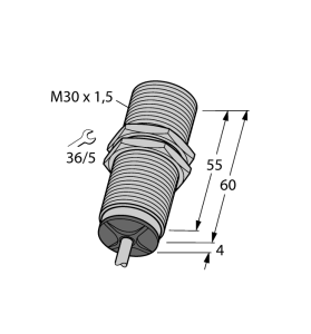 Индуктивный датчикс аналоговым выходом - BI10-M30-LIU - 15355 Turck