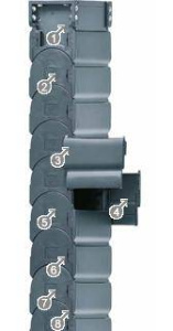 Series R2i.26 - Tube, lids openable along the inner radius from both sides Igus 