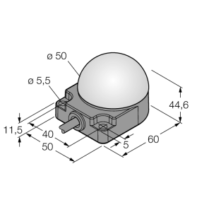Светодиодный индикатормаяк - K50FLXRXP - 3083410 Turck