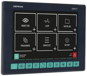 Многофункциональный контроллер GEFRAN 10365 3850T до 16 контуров, сенсорный экран 7