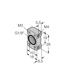 Измерение давленияАксессуары для монтажа - PK-P-MZ-002 - 6835028 Turck 