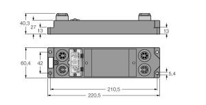 Аксессуары для полевых шинПовторитель DeviceNet - REP-DN - 6825349 Turck