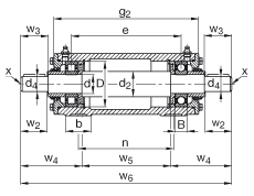 Стационарные подшипниковые узлы VRE305-D