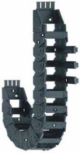 Series B17i - Chain, snap-open along inner radius Igus 