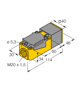 Индуктивный датчикс аналоговым выходом - BI15-CP40-LIU - 15356 Turck