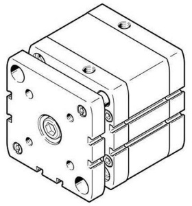 Компактный цилиндр ADNGF-80-80-PPS-A Festo