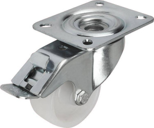 Norelem 95034_LS Swivel castors with stop-fix